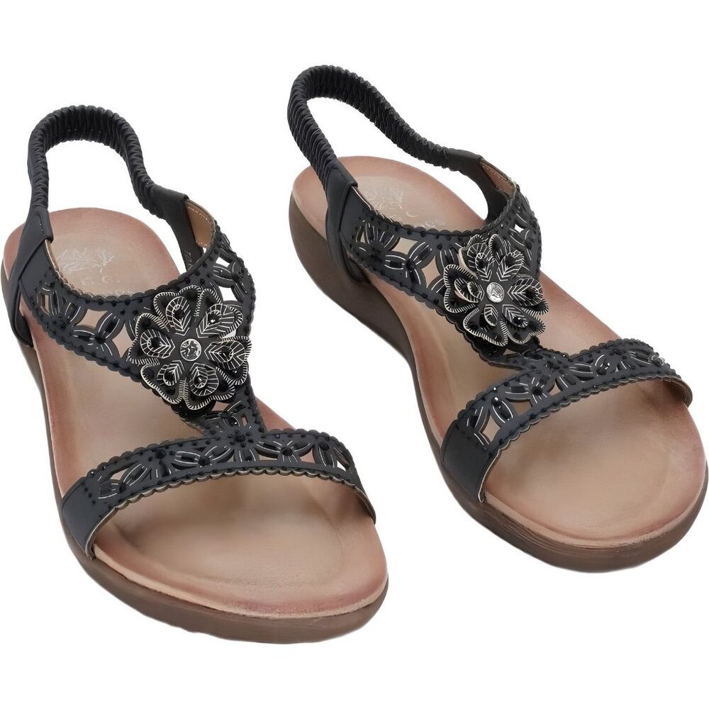 Good Choice Toni Embellished Slingback Sandals Women's US 9